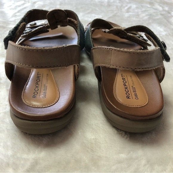 NWOB 𝅺Rockport Cobb Hill Rubey T-Strap Sandals Size 6 - Picture 6 of 9